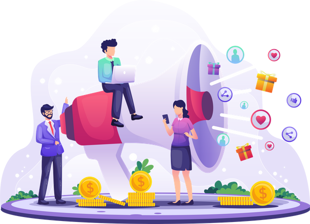Affiliate Marketing Illustration