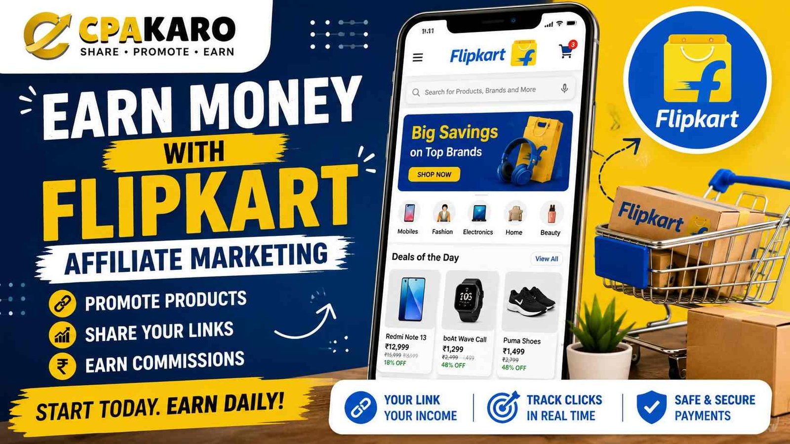 Flipkart Affiliate India In Cpakaro