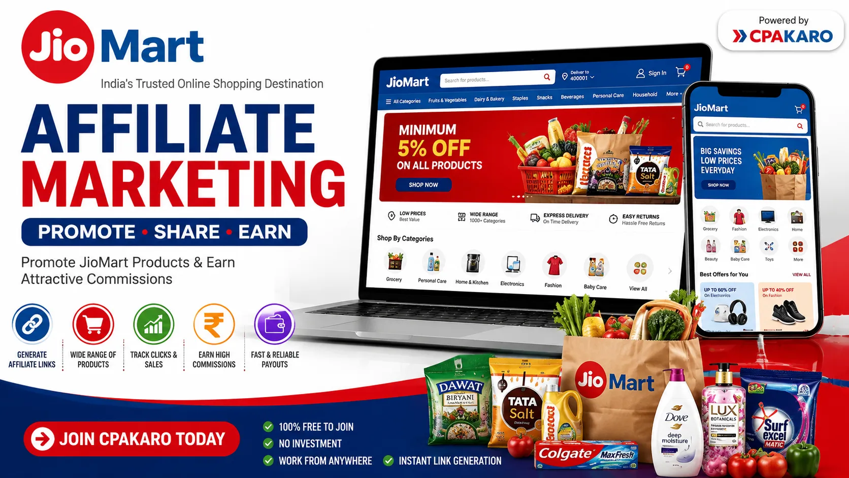 JioMart Affiliate Marketing